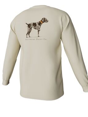 Southern Point Co. Greyson detail long sleeve pocket tee• Size Medium